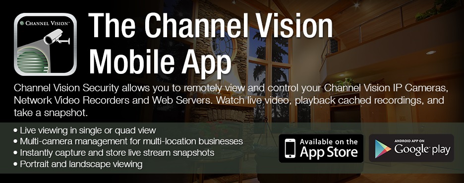 Channel Vision App iphone 